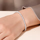 Diamond Tennis Bracelet 4 Carat White Gold 14K