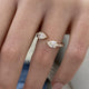 Diamond Statement Ring 1.12 Carat Rose Gold 14K