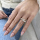 Diamond Wrap Ring 1.67 Carat Yellow Gold 14K