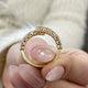 Diamond Wrap Ring 1.67 Carat Yellow Gold 14K