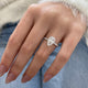 Solene Engagement Ring 2.35 Carat White Gold