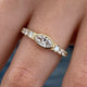 Diamond Stackable Ring 0.82 Carat Yellow Gold 14K