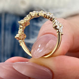 Diamond Statement Ring 1.43 Carat Yellow Gold 14K