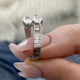 Diamond Wrap Ring 1.66 Carat White Gold 14K