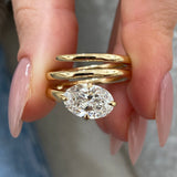 Alarise Diamond Engagement Ring Yellow Gold 14k