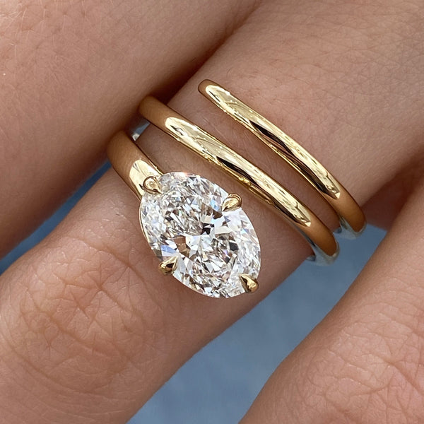 Alarise Diamond Engagement Ring Yellow Gold 18k