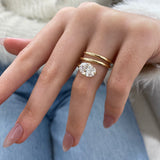 Alarise Diamond Engagement Ring Yellow Gold 14k