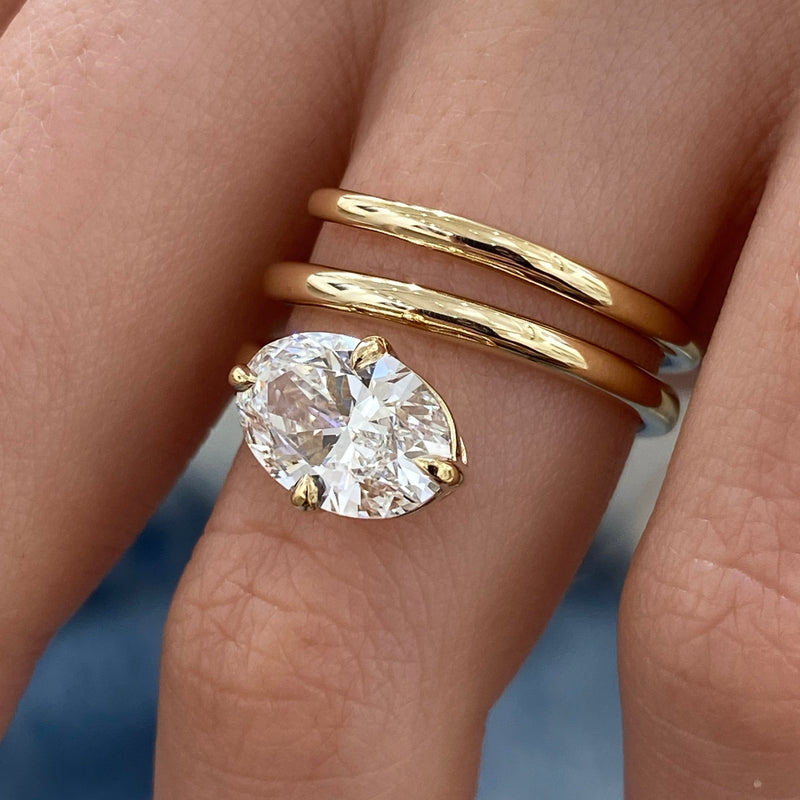 Alarise Diamond Engagement Ring Yellow Gold 14k