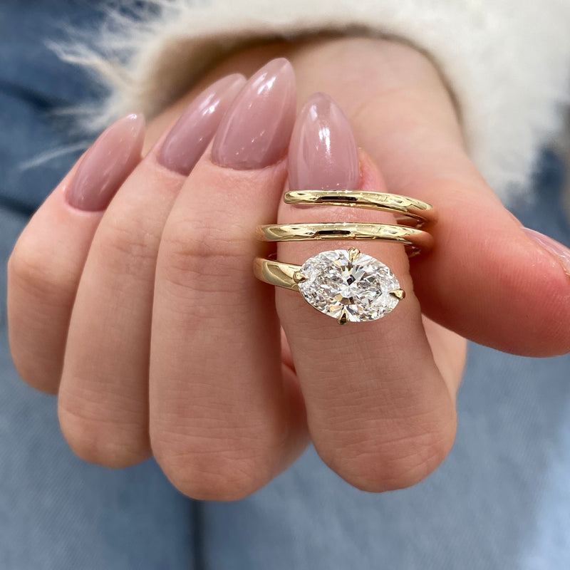 Alarise Diamond Engagement Ring Yellow Gold 14k