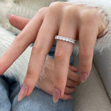 Diamond Half Eternity 1.57 Carat White Gold 14K
