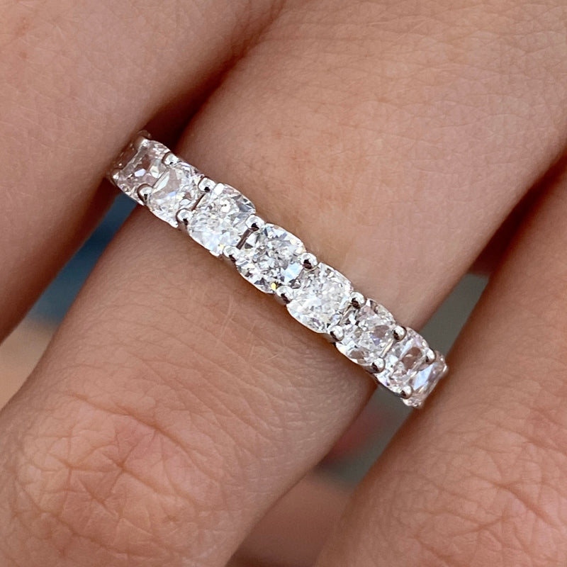 Diamond Half Eternity 1.57 Carat White Gold 14K
