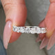 Diamond Half Eternity 1.57 Carat White Gold 14K