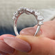 Diamond Wrap Ring 2.17 Carat White Gold 14K