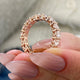 Diamond Eternity Band 3.54 Carat Rose Gold 14K