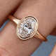 Solyn Diamond Engagement Ring Rose Gold 