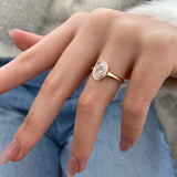 Solyn Diamond Engagement Ring Rose Gold