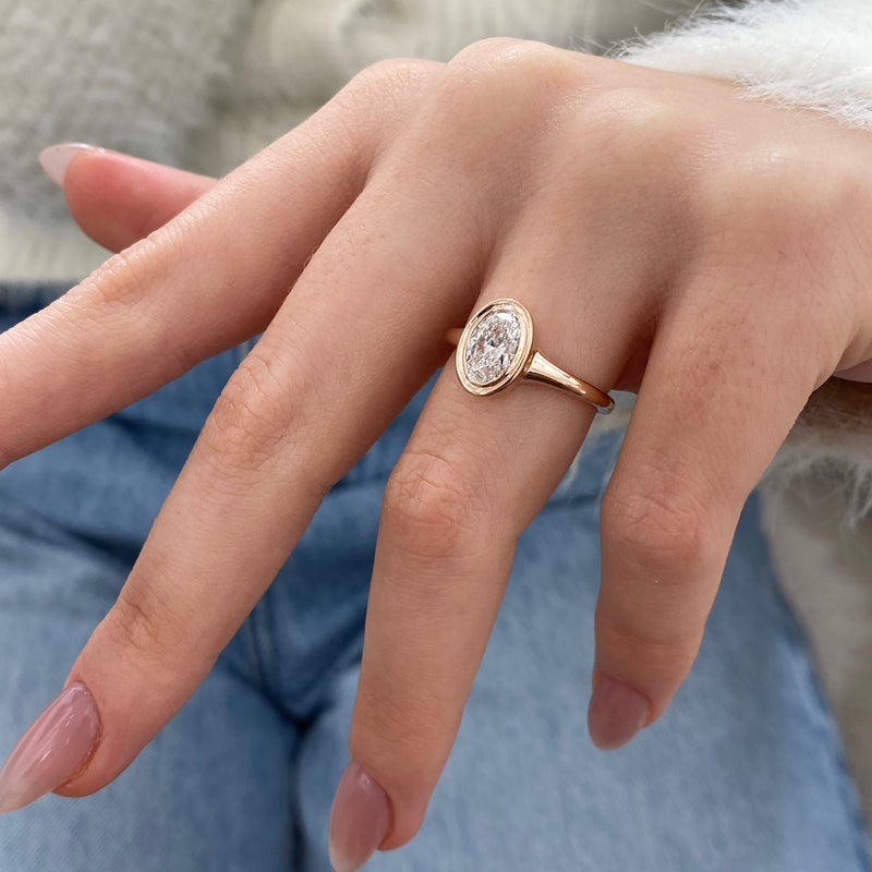 Solyn Diamond Engagement Ring Rose Gold