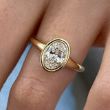 Iselra Diamond Engagement Ring Yellow Gold 