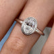Novara Diamond Engagement Ring White Gold 