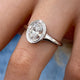Novara Diamond Engagement Ring White Gold