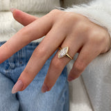 Engagement Ring 1.15 Carat Yellow Gold