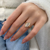 Engagement Ring 1.15 Carat Yellow Gold