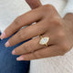 Stacy Ring 1 ct TCW , Solid Gold 14k