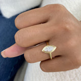 Stacy Ring 1 ct TCW , Solid Gold 14k