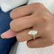 Stacy Ring 1 ct TCW , Solid Gold 14k