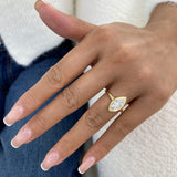 Stacy Ring 1 ct TCW , Solid Gold 14k