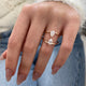 Diamond Two Stone 1.10 Carat Rose Gold 14K