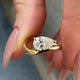 Auvé Diamond Engagement Ring Yellow Gold