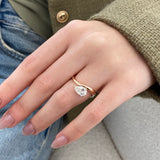 Liora Diamond Engagement Ring Rose Gold
