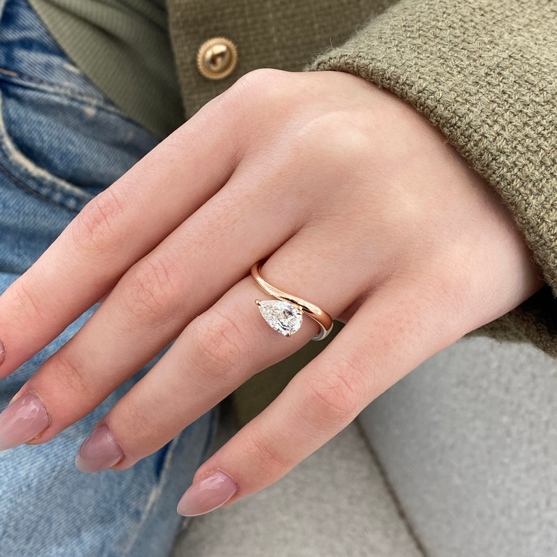 Liora Diamond Engagement Ring Rose Gold