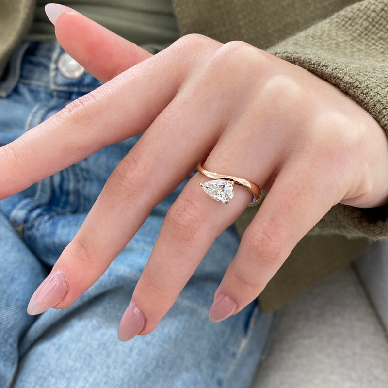 Liora Diamond Engagement Ring Rose Gold