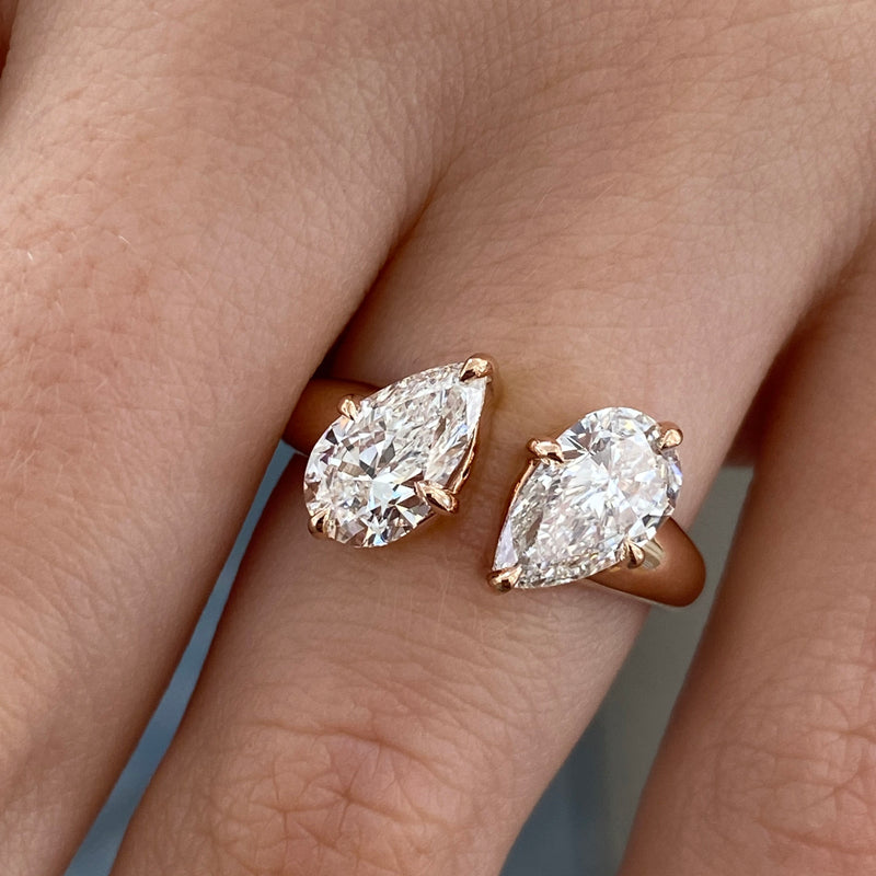 Serenique Diamond Engagement Ring Rose Gold 