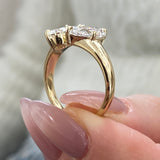 Vionne Diamond Engagement Ring Yellow Gold