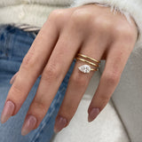 Tressa Diamond Engagement 1 Ring Yellow Gold