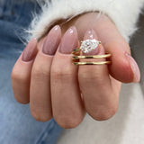 Tressa Diamond Engagement 1 Ring Yellow Gold