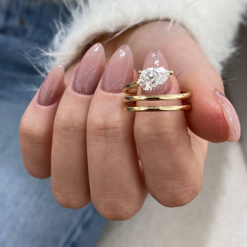 Tressa Diamond Engagement 1 Ring Yellow Gold