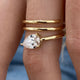 Tressa Diamond Engagement 1 Ring Yellow Gold