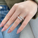 Diamond Wrap Ring 1.78 Carat Rose Gold 14K