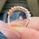 Diamond Wrap Ring 1.78 Carat Rose Gold 14K