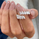 Diamond Open Band Ring 1.5 ct White Gold
