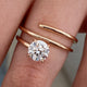 Elaris Diamond Engagement Ring Rose Gold 