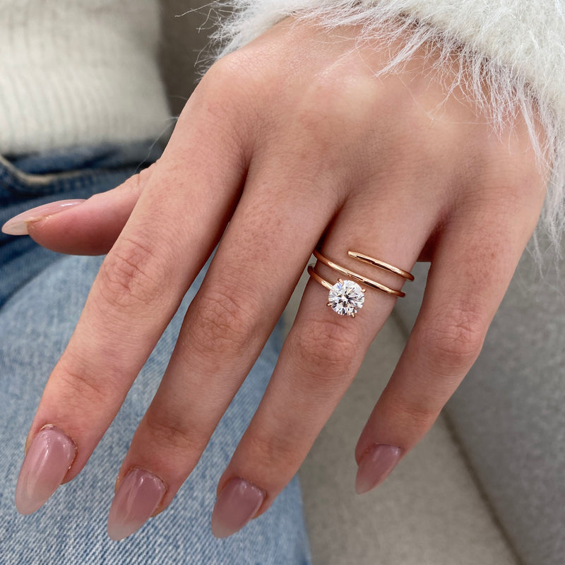 Elaris Diamond Engagement Ring Rose Gold
