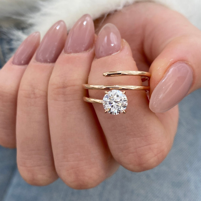 Elaris Diamond Engagement Ring Rose Gold