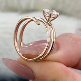 Elaris Diamond Engagement Ring Rose Gold