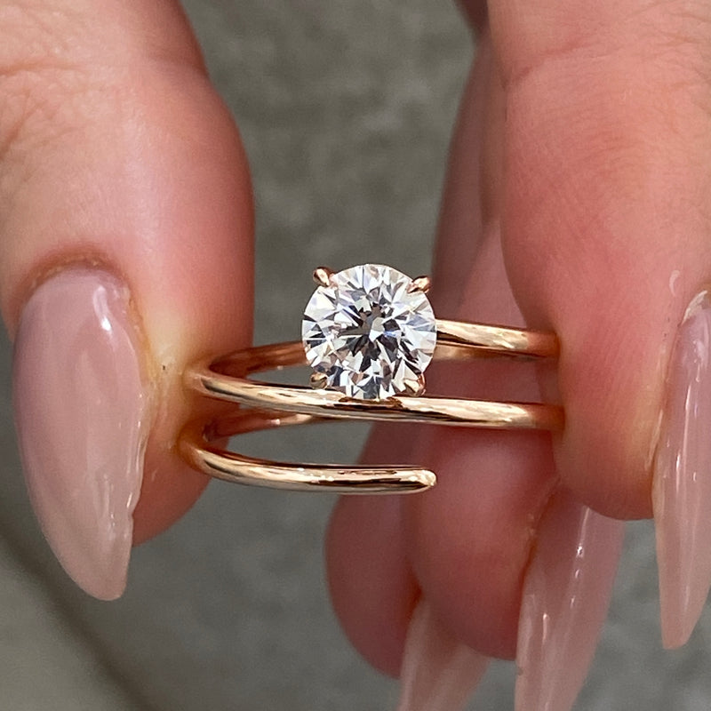 Elaris Diamond Engagement Ring Rose Gold