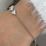 Diamond Chain Bracelet 1.5 ct White Gold